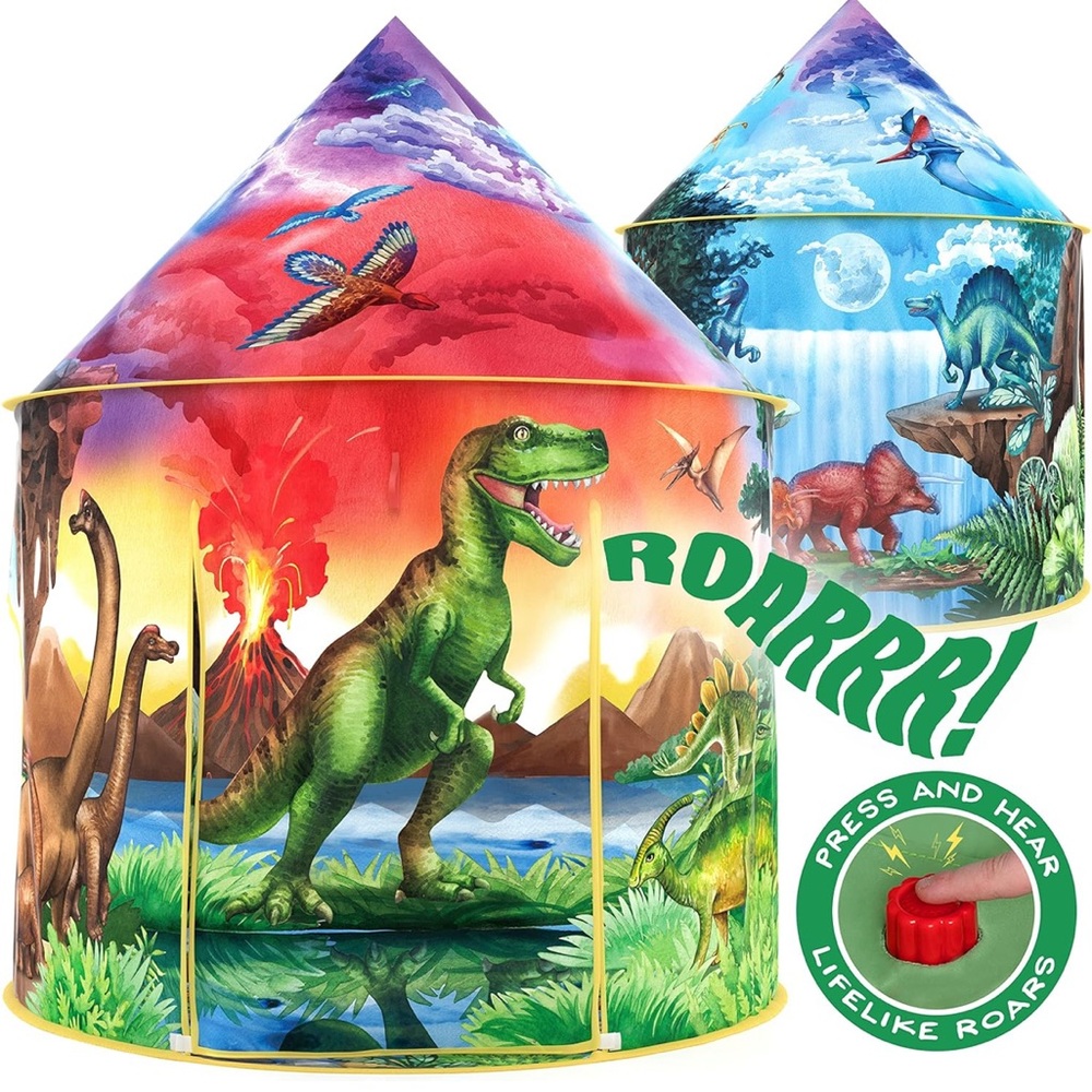 Dinosaur Play Tent with Roaring Sound